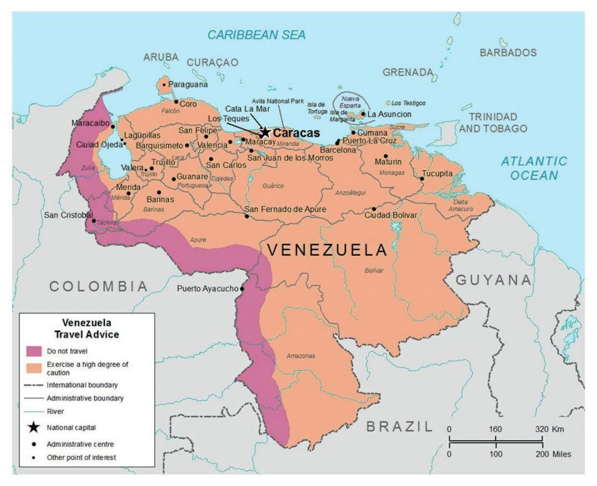 venezuela i kartet