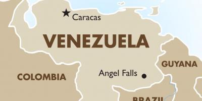 Venezuela hovedstad kart