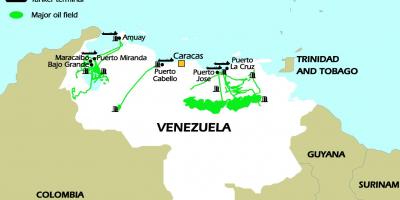 Venezuela olje forbeholder seg retten kart